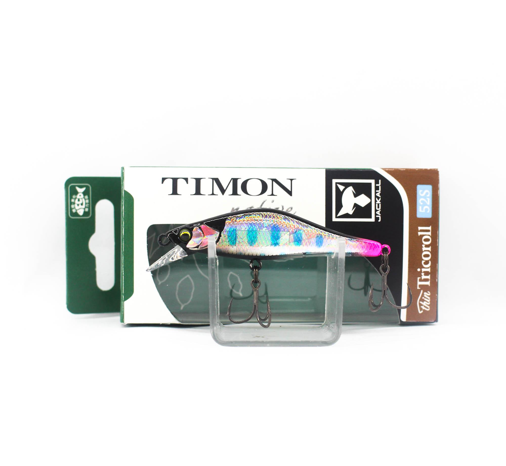 Jackall Timon Tricoroll Thin 52S Тонущая приманка Yoneshiro Multi Black (8288)