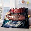 Sports Equipment Collection Blanket Flannel Blanket for bed, sofa, Camping, Hiking, Picnic Essentials, gift for family Fan gifts