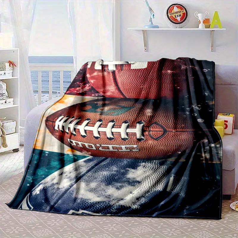 Sports Equipment Collection Blanket Flannel Blanket for bed, sofa, Camping, Hiking, Picnic Essentials, gift for family Fan gifts