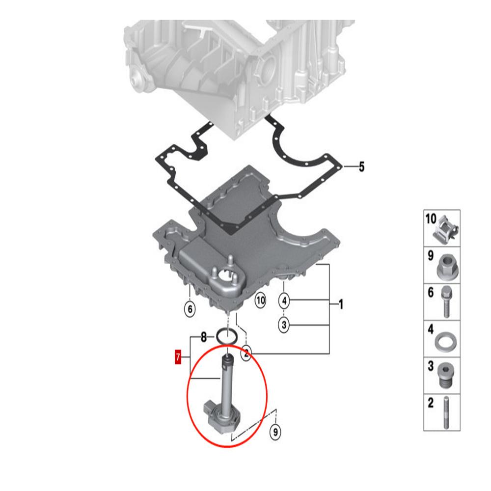 Oil Level Sensor 12617567723 12617607910 For BMW 1 3 5 6 7 Series X1 X3 X5 X6 Z4