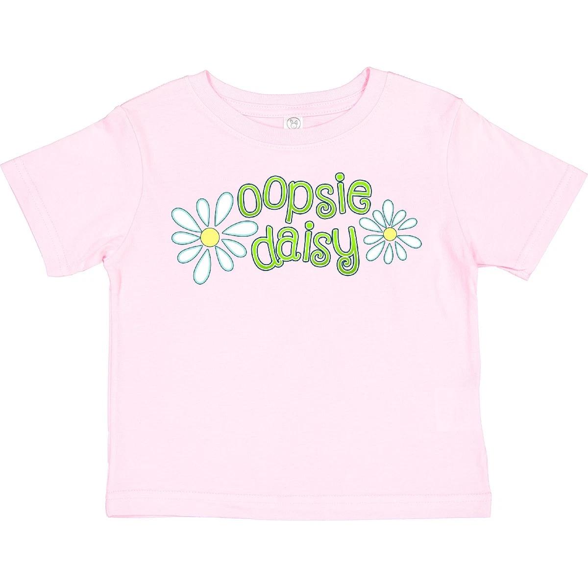 

Inktastic Oopsie Daisy Toddler T-Shirt Girl Little Learning Flower Toddling Kid 100