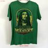 Bob Marley Grünes T-Shirt Unisex Größe Medium Vintage Oberteil für den Alltag Grafik Stilvoll Lässig Unisex Leicht