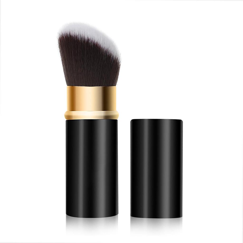 Retractable Travel Makeup Brush: Portable Blush & Powder Tool
