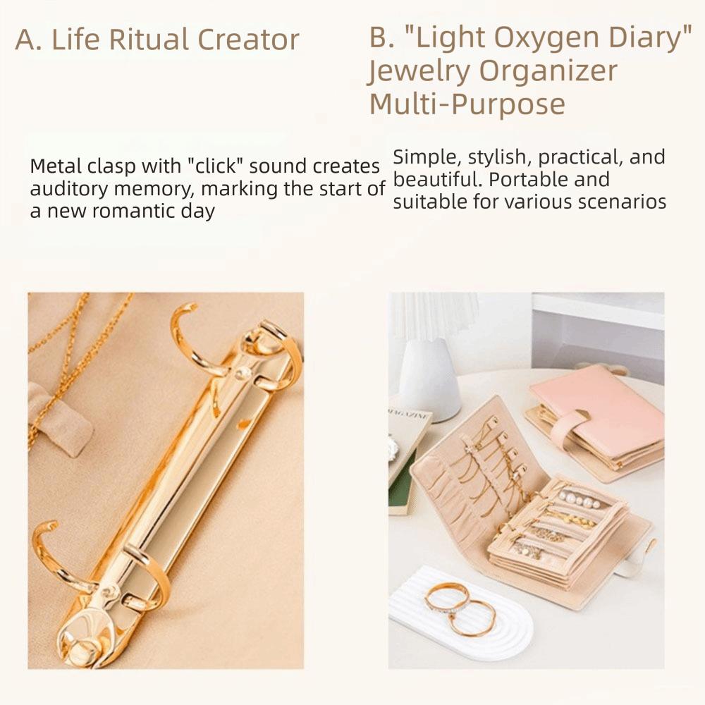 Anti-Oxidation Protection Jewelry Storage Book Compact Design Jewelry Organizer Jewelry Storage