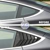 Rear Car Window Shutter Cover for Tesla Model 3 2017- Louver Side Vent Trim Triangle Accessorie