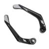 Motorcycle Handguard Aluminium Alloy Brake Clutch Lever Hand Guard Protector Wind Deflector for Motorbike Silver