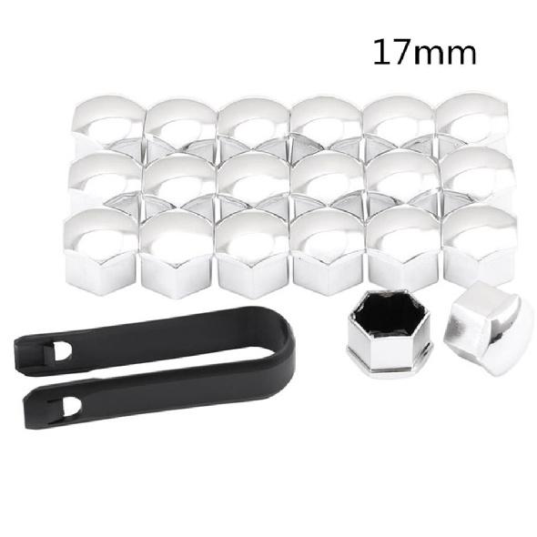 Car Shape 20Pcs Universal Rust 17 19 21mm Tire Nut Bolt Protection Cap for Mercedes Benz ML63 M-Class Ener-G-Force ML500 ML350 Stem Caps1