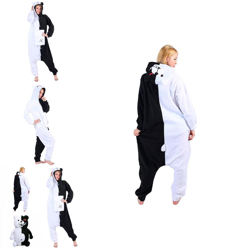 Gemütlicher Danganronpa Monokuma Unisex Schlafanzug Overall Für Ein Bequemes Schlaferlebnis