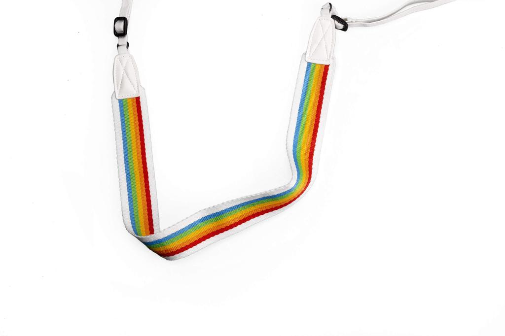 Polaroid Camera Strap Flat – Rainbow Gray (6054)