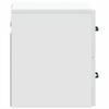 Wall Mounted Nightstand White 34.5 x 33 x 40 cm Particleboard