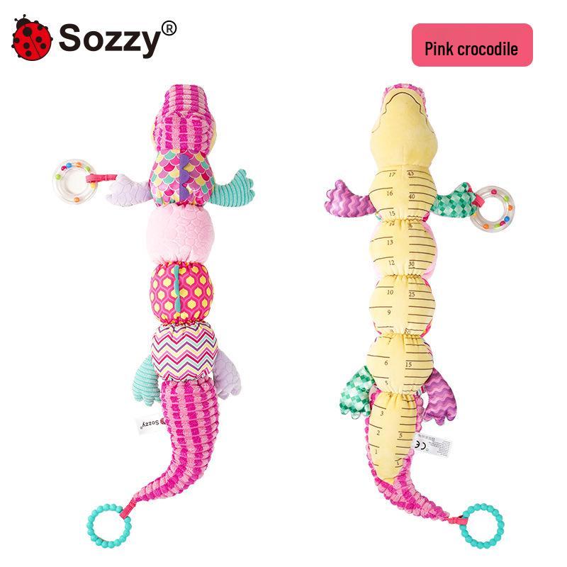 Sozzy Soothing Newborn Plush Doll & Music Height Chart Toy, 0-3 Years Early Education