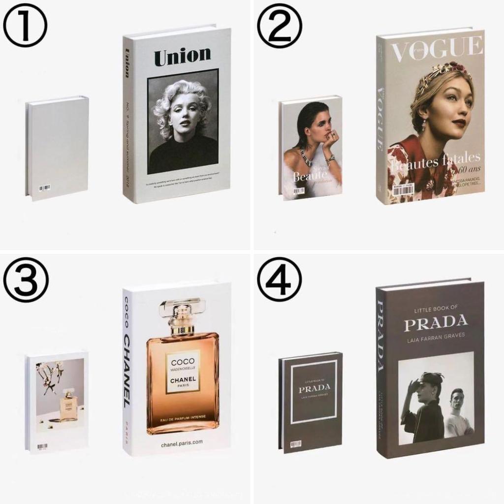 [USED] Fake Book 3-Book Set Foreign Book Dummy Book Imitation Book