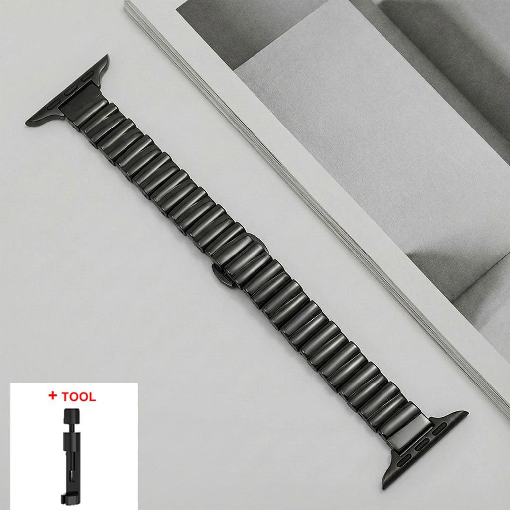 Irregular Metal Strap For Apple Watch Ultra3 49mm 38 40 41 42 44 45 46mm Luxury Stainless Steel Strap For iWatch 11 10 9 8 7 SE3
