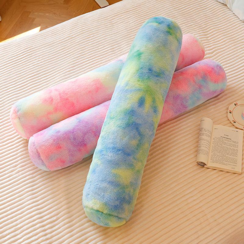 Nordic Style Colorful Cylindrical Long Throw Pillow Home Sofa Pillow Pillow Girls Bed Sleeping Leg Long Pillow