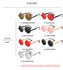 ZXWLYXGX Round Metal Sunglasses Steampunk Men Women Fashion Glasses Brand Designer Retro Vintage Sunglasses UV400