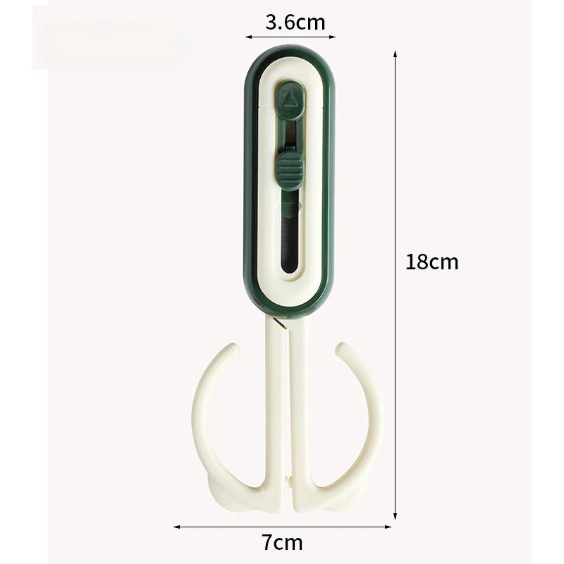 

Portable Expandable Blade Cutter Scissors - 2 in 1, Wheat Straw Nature series Envelope Knife Express Boxes Packing A7847