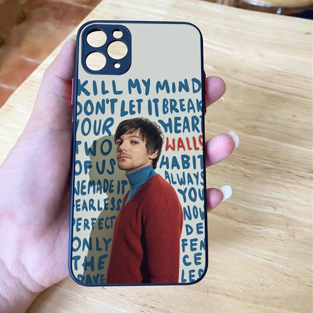 Singer L-Louis T-Tomlinson For iPhone Case 16 15 14 13 12 11 Pro xs Max Anti-Drop Soft Phone Y2K Cover Hard shell back