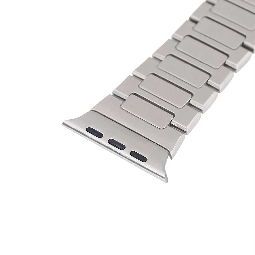 For Apple Watch Series 10 42mm/9 8 7 41mm/SE (2023) SE (2022) SE 6 5 4 40mm/3 2 1 38mm Stainless Steel Band Folding Buckle
