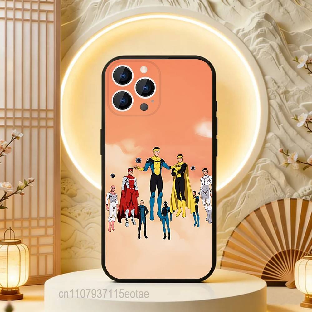 Adult animation l-Invincible  For iPhone 12,16,13,14,15,17,11,Pro,Max,Plus,E,Air,Mini TPU Soft to Skin-friendly phone case