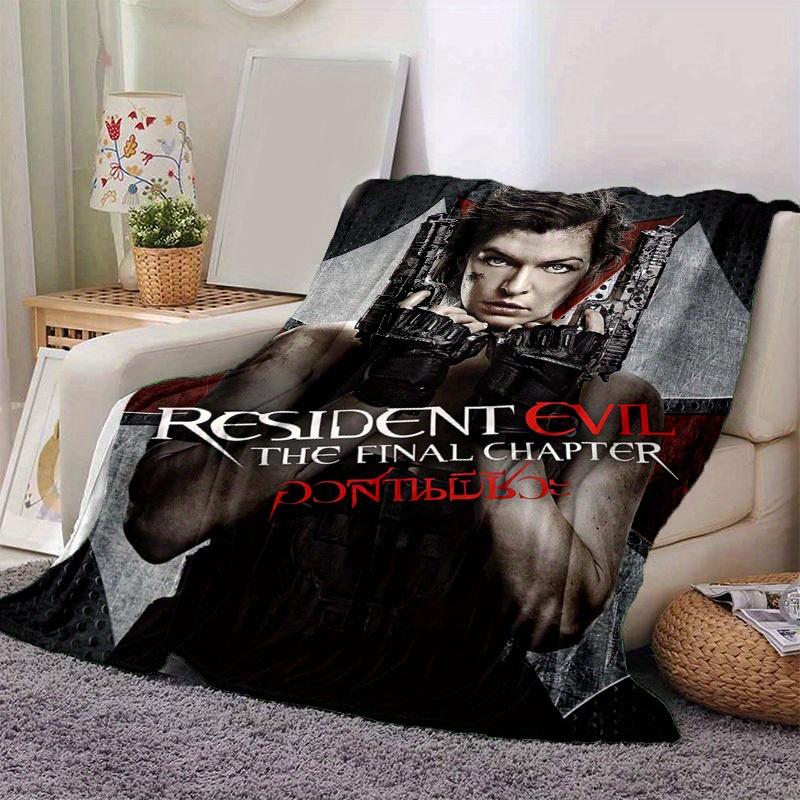 1pc Resident Evil: The Final Chapter, Cozy Home Decor Blanket Gift | Flannel Throw for Bedroom, Living Room, Travel, Camping, Car, Beach, Office Naps
