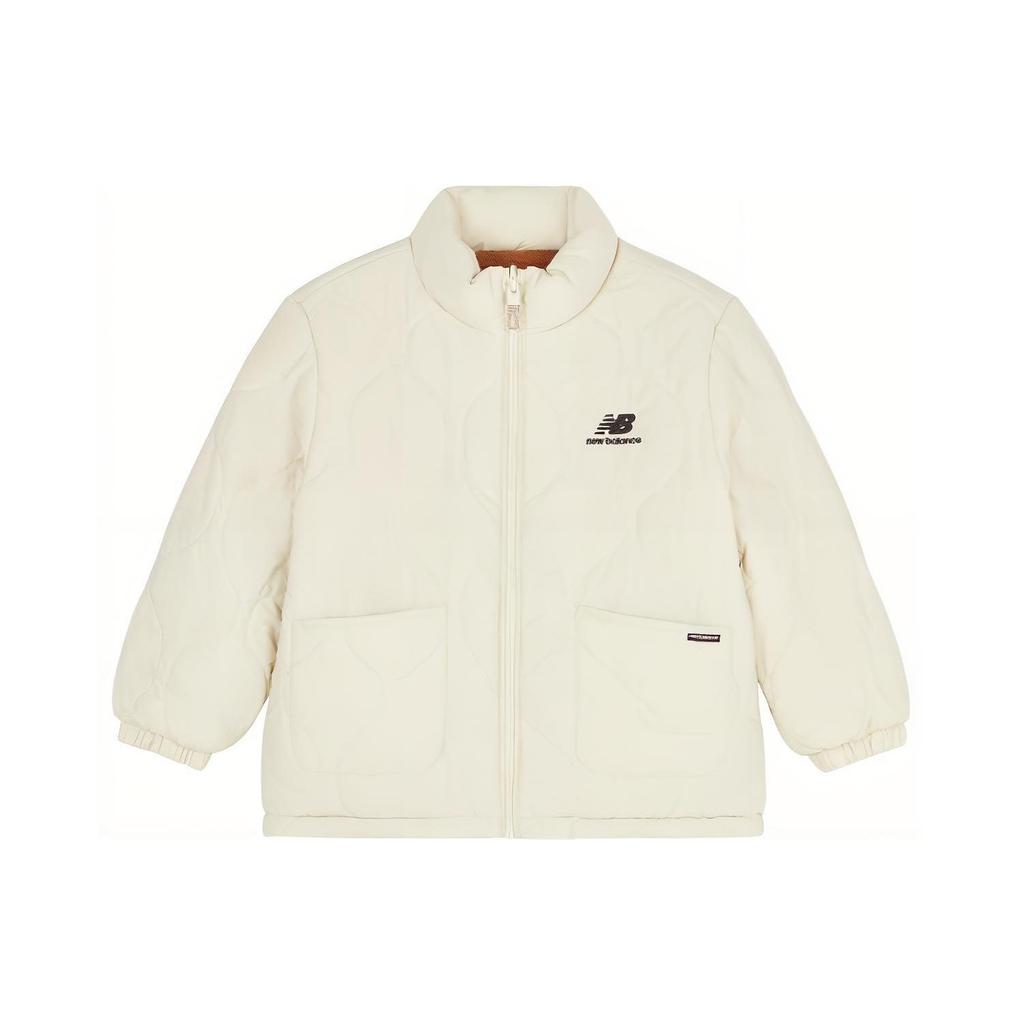 New Balance Padded Jacket White Kids' 4DD36043-BEI