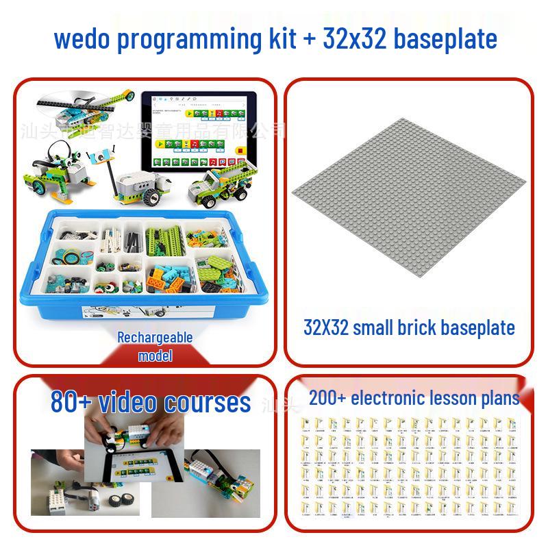 LEGO-Compatible Wedo 2.0 Programmable Robot Teaching Kit for Scratch 3.0