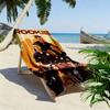 THE ROOKIE Print Beach Towel, Large Soft Quick Dry Towel for Beach Camping Swimming
