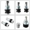 2pcs Car Tire Valve Short Stems Car Tubeless Vacuum Tire Valve Stems Dust Silver Auto Replacement Part Valve Stems 1