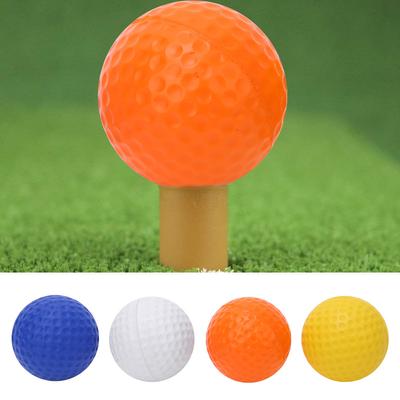 12 piezas PU Niños Niños Pelotas de Golf Coloridas Elásticas Set Pelotas de Golf Accesorios de Práctica de Entrenamiento