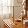 Horizontal Bar Jewelry Display Stand Metal Frame Jewelry Storage Rack  Counter Display
