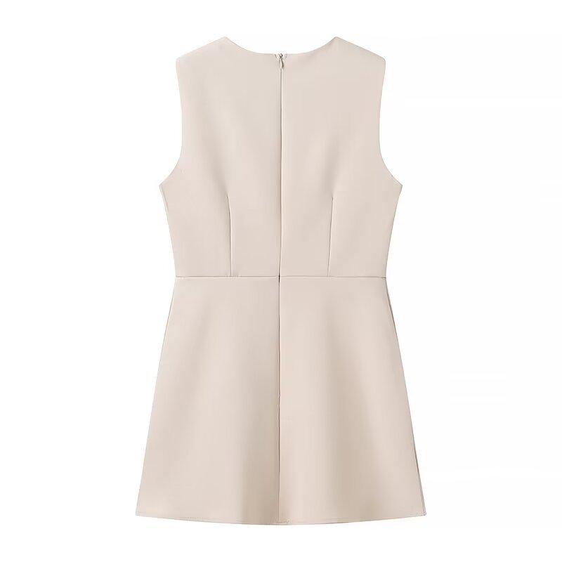 2025 Spring European & American Women's Fashion: Elegant Slimming Two-Piece Dress