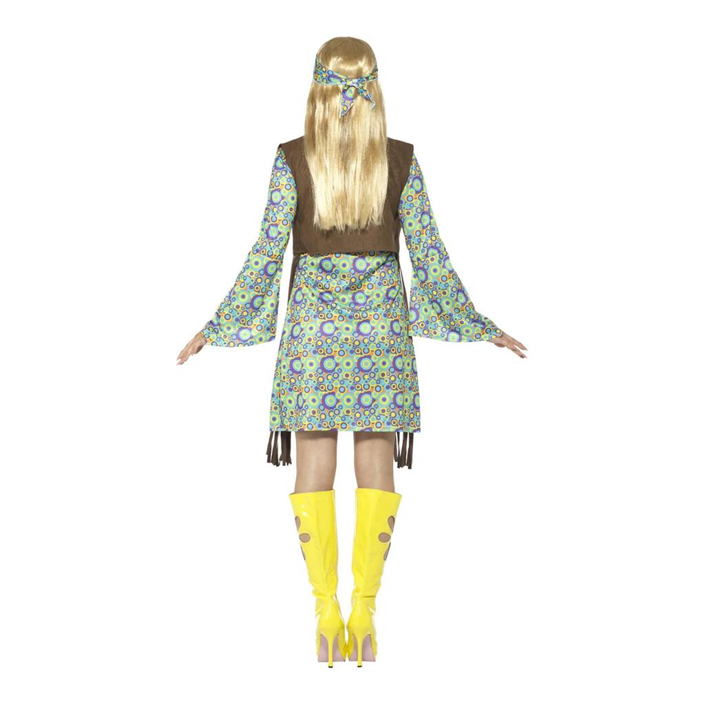 Smiffys Womens/Ladies 60s Hippie Costume Set
