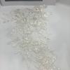 1 Pair Lace Applique Hollow Out DIY Sequin Flower Tassel Wedding Gown Applique Sewing Accessories