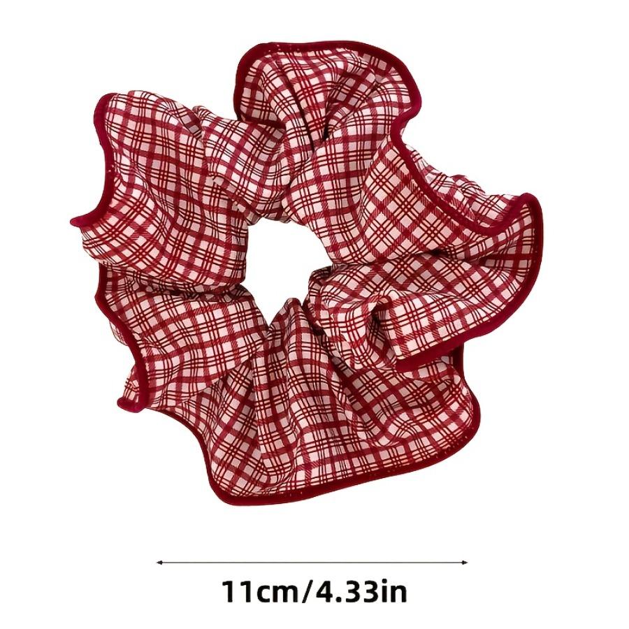 3pcs Fashion Scrunchie 3-in-1 - Bow/Polka Dot/Plaid Headband, Women's Exquisite Hair Accessories Gift Box, Hair Tie for Daily and Dinner Use