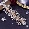 LY-HP0084 Lily's Bride Horse Eye Rhinestone Alloy Handmade Headband Hair Accessories for Brides Wedding