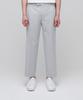 Wide Hidden Banding Crop Slacks [Light Gray]