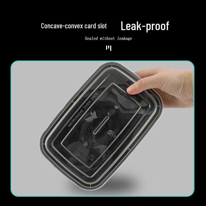 Disposable Rectangular Takeaway Meal Box