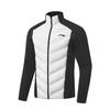 Li Ning Running Series Color Block Stand Collar Zipper Comfortable Cotton Jacket Men Jacket AJMV153-5