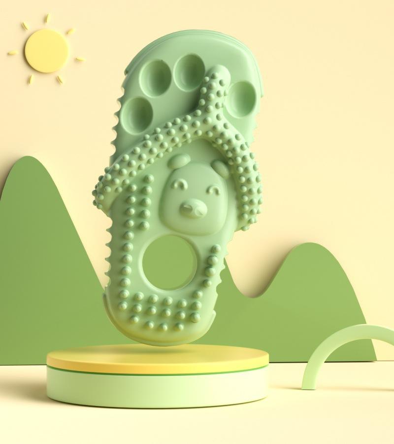 Pet Molar Tooth Cleaning Dog Bite Toy Slippers OEM_ODM Supplier Resistant Physical Consumption Pet Toys