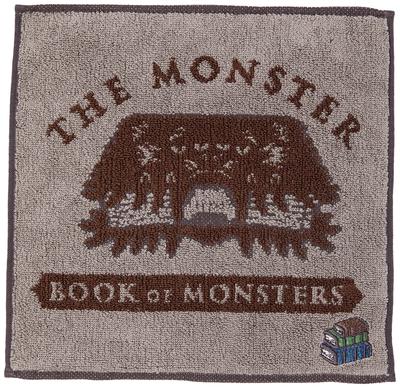 Marushin Mini Harry The Book of Antibacterial and 4105008200 Towel, Potter Monsters, 100% Cotton, Deodorizing,