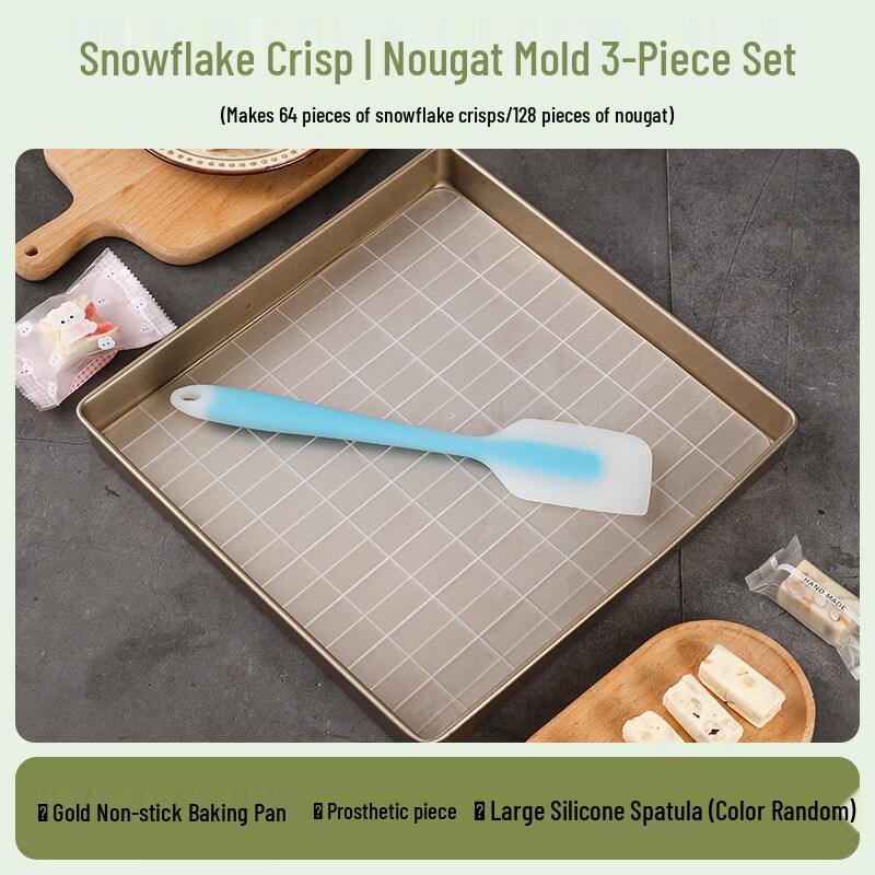 Non-stick Snowflake Crisp & Nougat Baking Mold