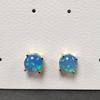 Korean & Japanese Style Opal Earrings: Elegant Studs & Pendants for Women