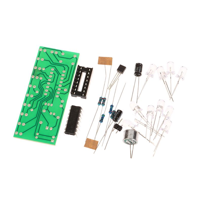 LED světlo na vodu aktivované hlasem Sada CD4017 Modul pro ovládání lucerny DIY Elektronická sada Modul pro výuku fyziky