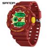 Sanda Unisex Luminous Sports Watch: Trendy, Waterproof, and Ideal for High School Students