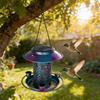 Durable Solar Bird Feeder With Automatic Lighting Perfect For Backyard