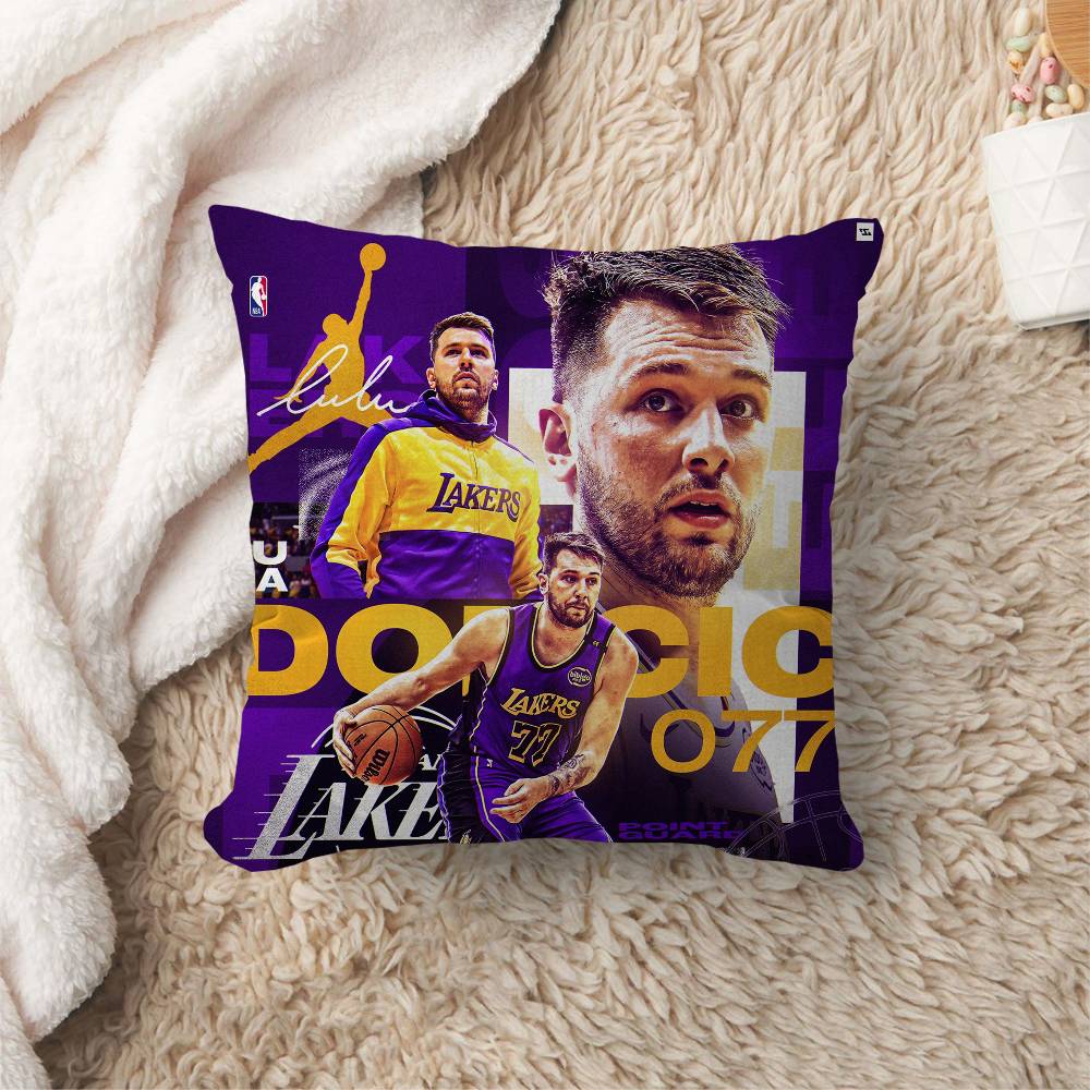 Basketball Player Luka-Doncic Office Cushion Pillowcase Car Cushion Cover45X45Cm Lumbar Pillowcase Sofa Pillowcover