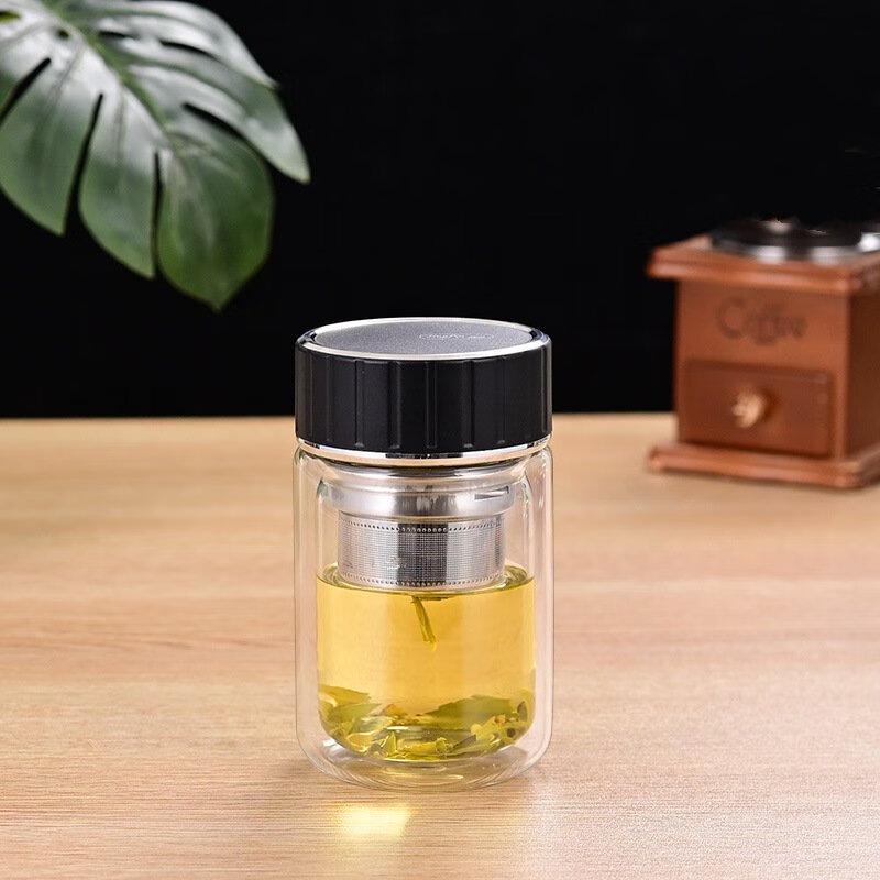 Shangqi Double-Wall Glass Tea Mug