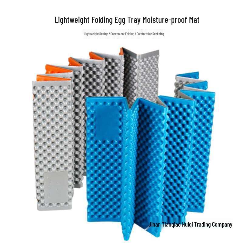 Foldable Insulated Egg Nest Foam Camping Mat, Thickened & Moisture-Proof for Single Person Outdoor Use