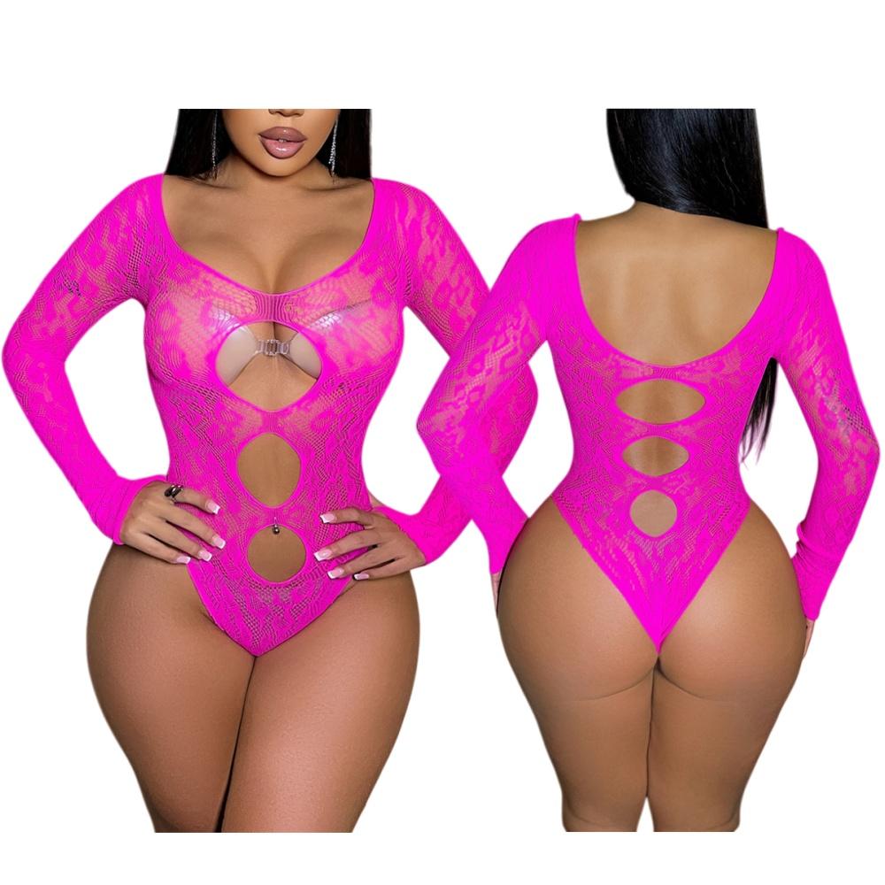 Hot Sexy Leopard Fishnet Bodysuit Women Sexy Lingerie Porn Role-play Outfits Erotic Sheer Bodystockings Sheer Underwear