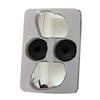 Car Blind Spot Round Mirror Car Rearview Mirror Car Accessories Wide-Angle Circle Convex Mirror Sucker Type Rearview Mirror